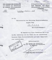 Czerniakow Letter