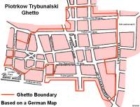 Piotrkow Trybunalski Ghetto Map