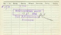 Arbeitskarte