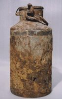One of the milk cans, used for hiding the Archive