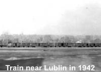 Deportationszug bei Lublin