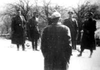 Michalsen, Globocnik, Wirth, Oberhauser, and Hering visiting a site.